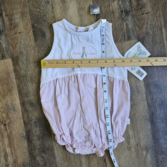 Vintage Peter Rabbit Baby Romper NWT Deadstock Size L (6–12 Months) Made in USA - Picture 7 of 9